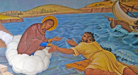 The Virgin Mary Rescues a Shipwrecked Sailor, Cyprus